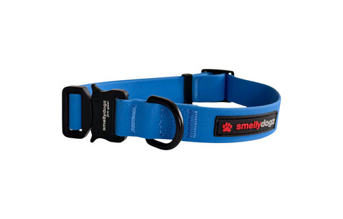 Smellydogz Adjustable Collar Pro Blue 1"16-22"