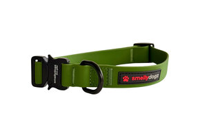 Smellydogz Adjustable Collar Pro Olive 1"16-22"