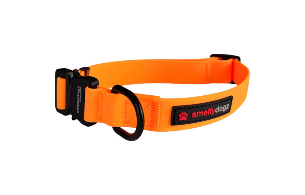 Smellydogz Adjustable Collar Pro Orange 1"16-22"