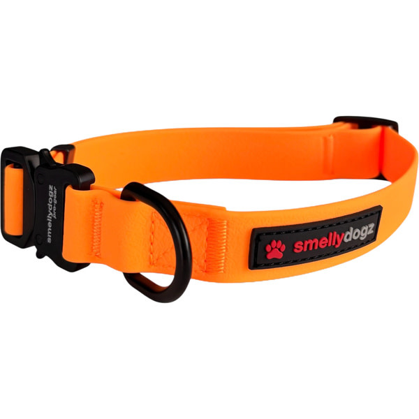 Smellydogz Adjustable Collar Pro Orange 1"16-22"