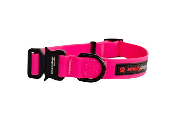 Smellydogz Adjustable Collar Pro Pink 1"16-22"
