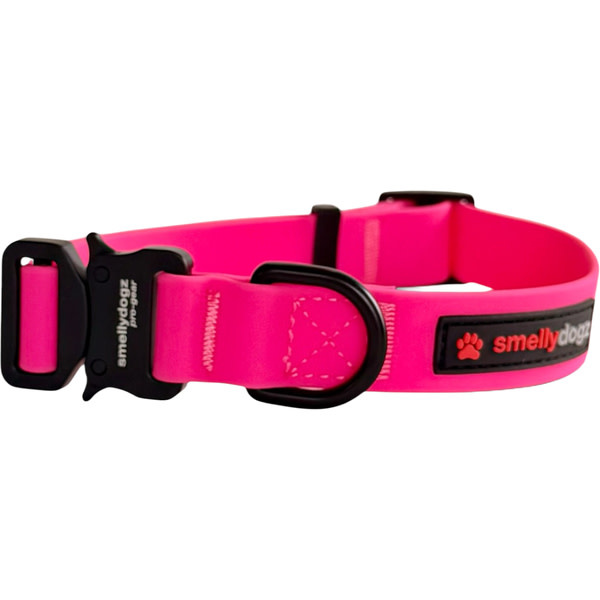 Smellydogz Adjustable Collar Pro Pink 1"16-22"