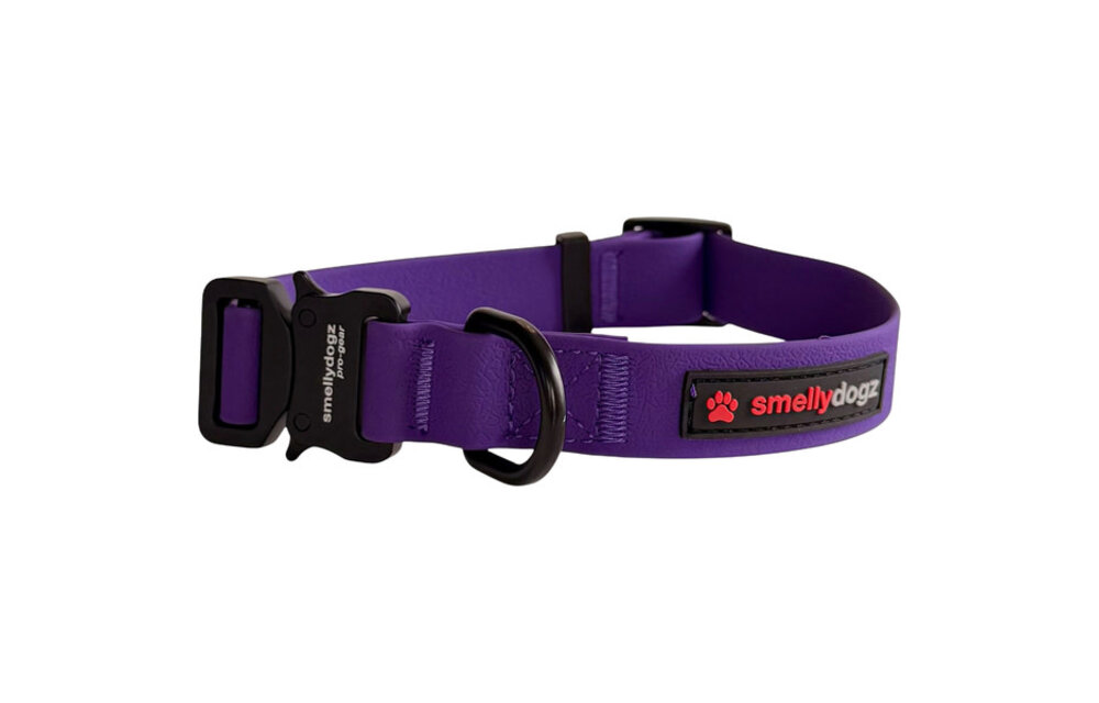 Smellydogz Adjustable Collar Pro Purple 1"16-22"