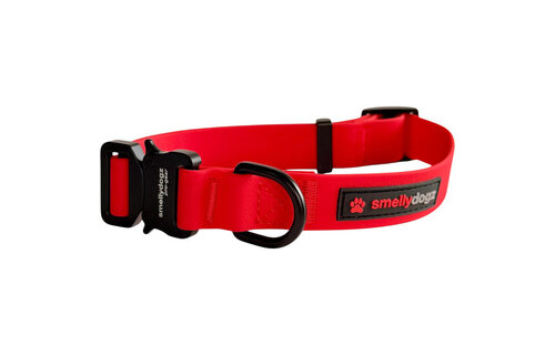 Smellydogz Adjustable Collar Pro Red 1"16-22"
