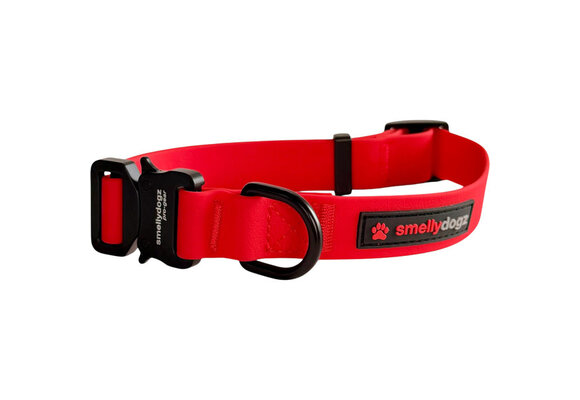 Smellydogz Adjustable Collar Pro Red 1"16-22"