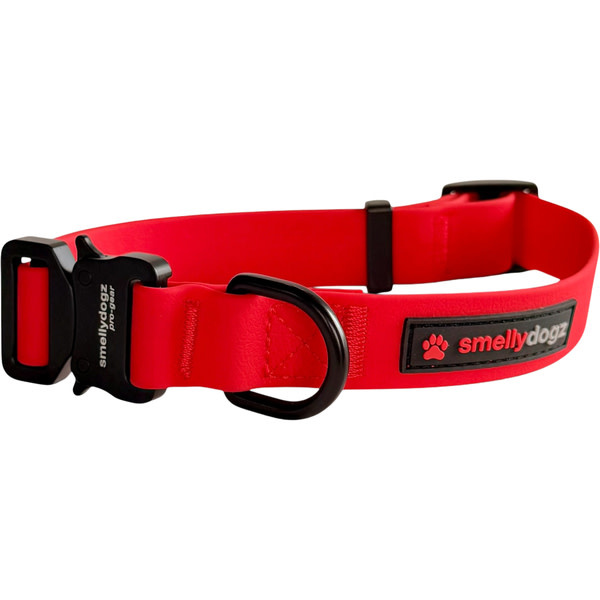 Smellydogz Adjustable Collar Pro Red 1"16-22"