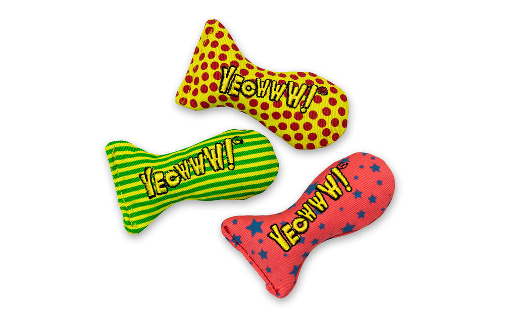 Yeowww! Stinkies Catnip Fish Single
