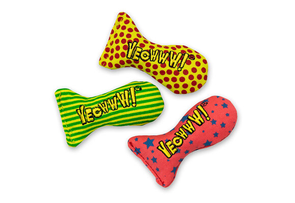 Yeowww! Stinkies Catnip Fish Single