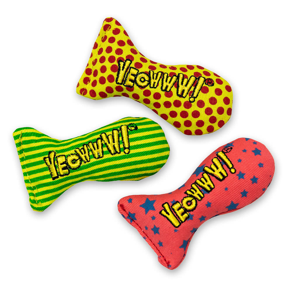 Yeowww! Stinkies Catnip Fish Single