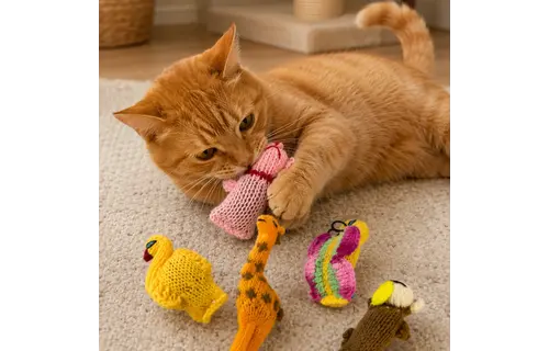 Chilly Barn Yarn Animal Cat Toy Single