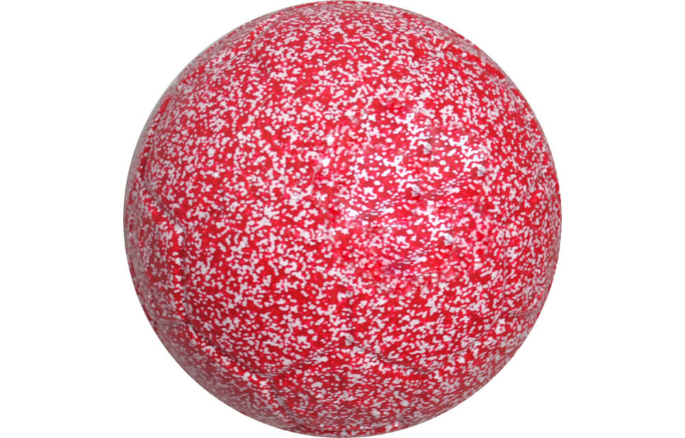 Soccer Ball Red & White Speckle 8"
