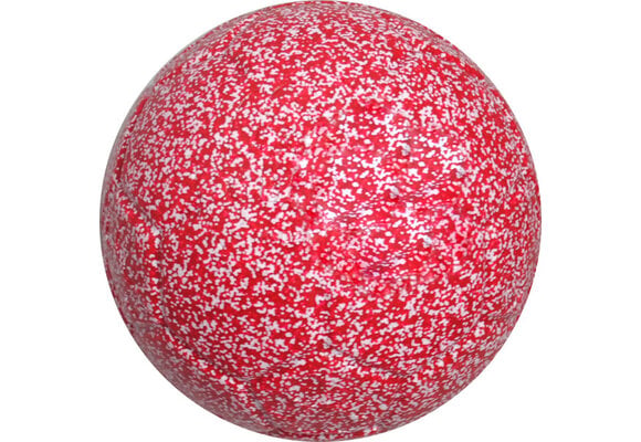 Soccer Ball Red & White Speckle 8"