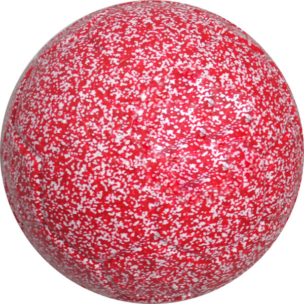Soccer Ball Red & White Speckle 8"
