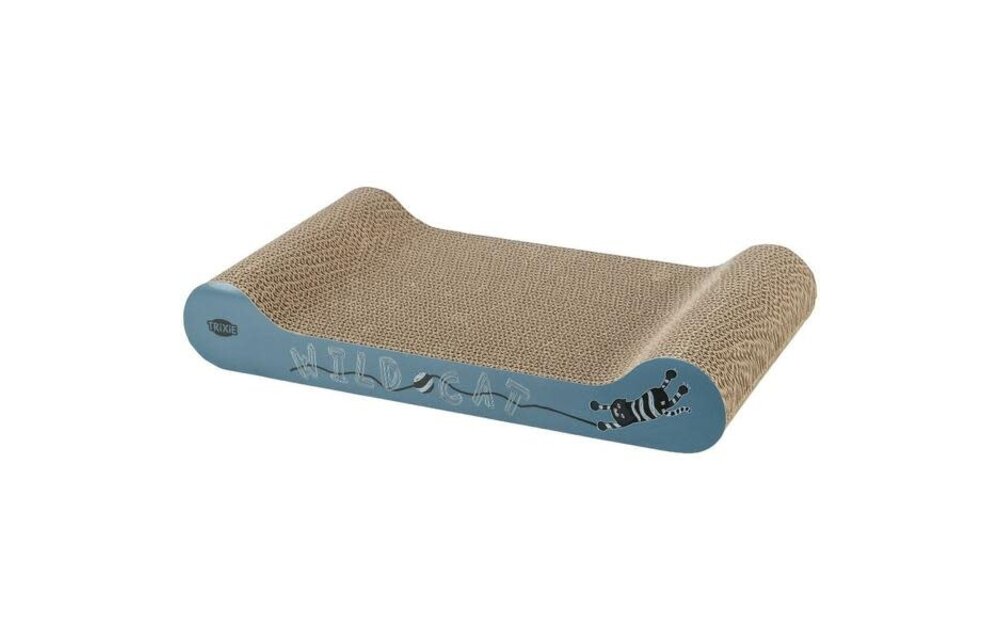 Trixie Cardboard Cat Scratcher Chaise Blue
