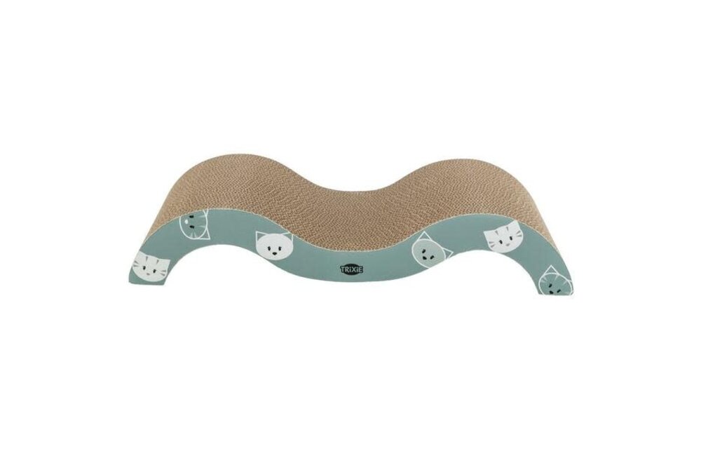 Trixie Cardboard Cat Scratcher Wave Green
