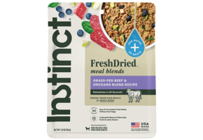 Instinct Dog Fresh Dried Meal Blends Beef & Orchard 3oz