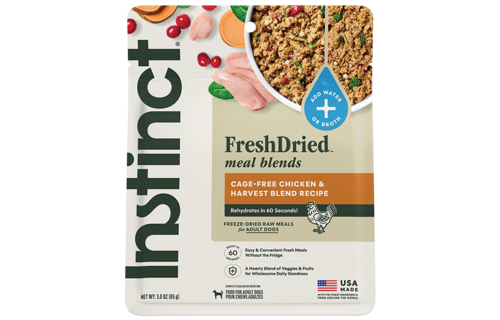Instinct Dog Fresh Dried Meal Blends Chicken & Harvest 3oz