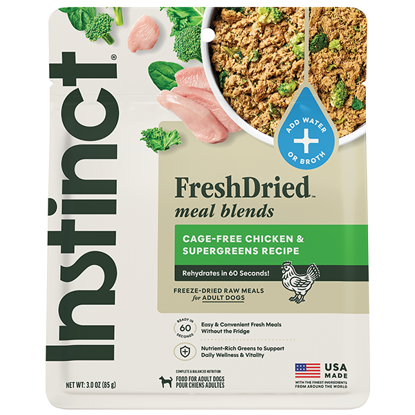 Instinct Dog Fresh Dried Meal Blends Chicken & Supergreens 3oz