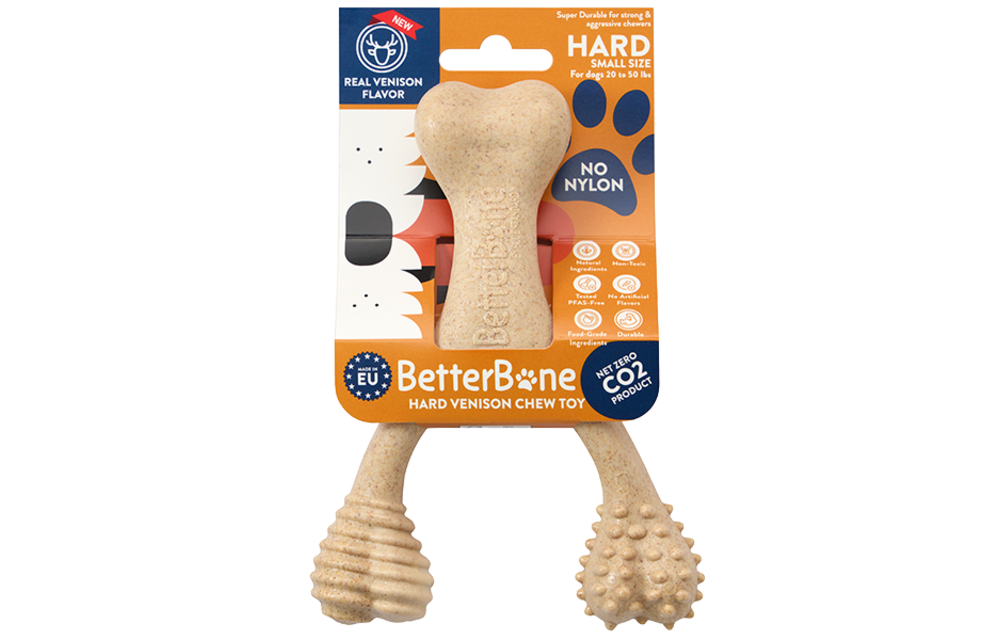 BetterBone Dog Chew Hard Venison Small