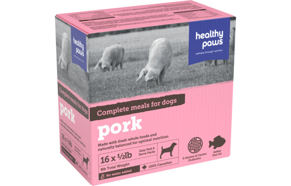Healthy Paws Complete Dinner Pork 8lb