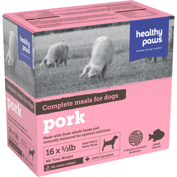 Healthy Paws Complete Dinner Pork 8lb