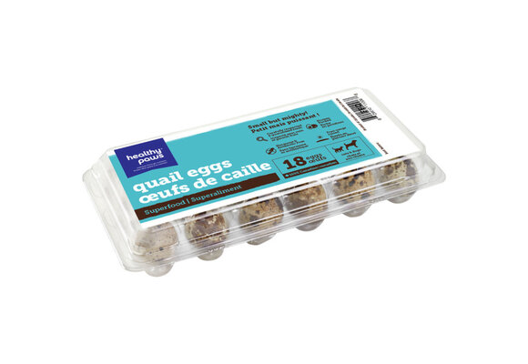 Healthy Paws Frozen - Quail Eggs 18PK