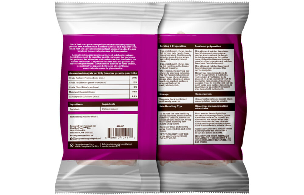 Healthy Paws Duck Feet 1LB