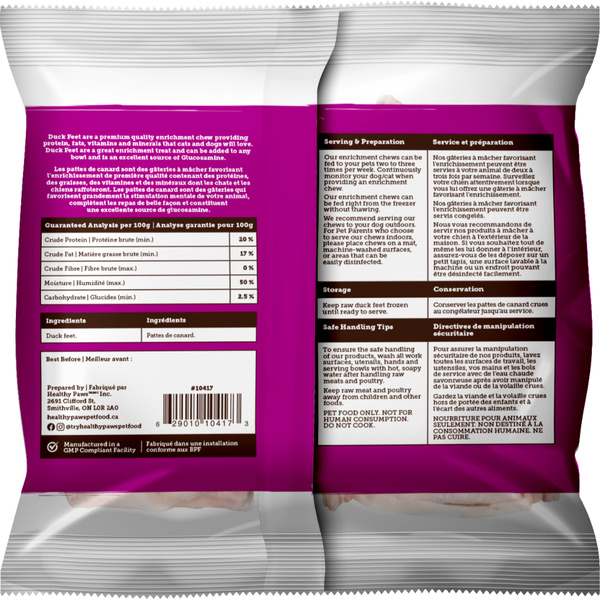 Healthy Paws Duck Feet 1LB