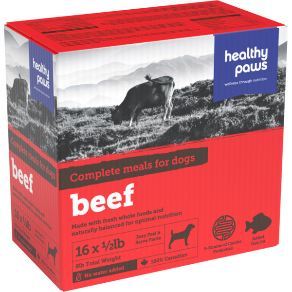 Healthy Paws Complete Dinner Beef 8lb
