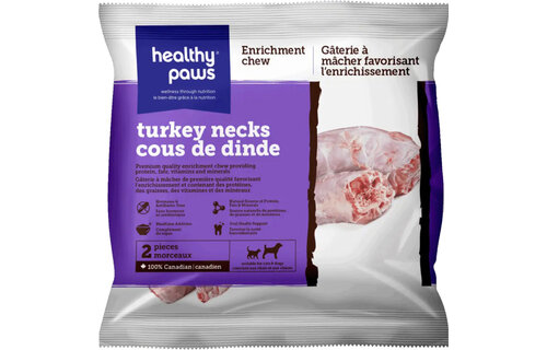 Healthy Paws Turkey Necks 1pc
