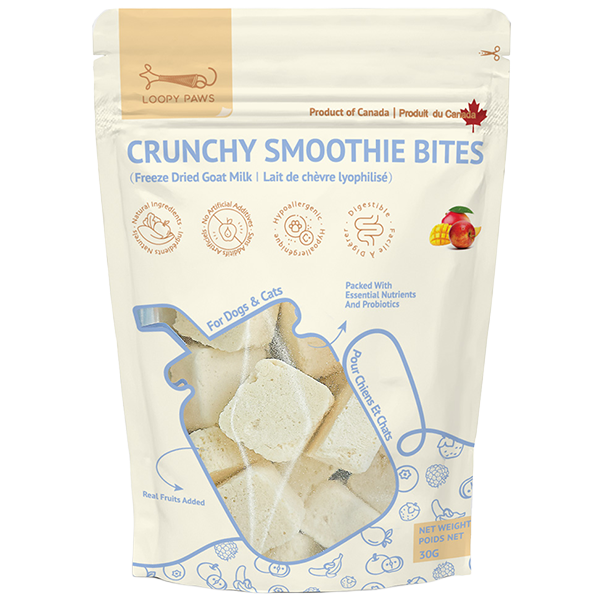 Loopy Paws Dog Crunchy Smoothie Bites Mango & Apple 30g