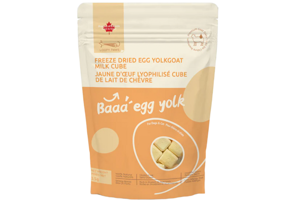Loopy Paws Dog Freeze Dried Egg Yolk Goat Milk Cube 15g