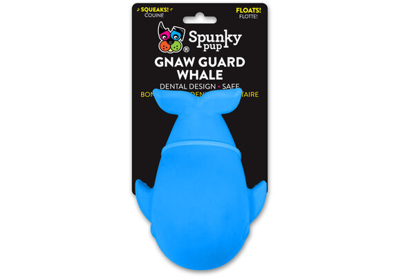 Spunky Pup Gnaw Guard Squeaky Whale