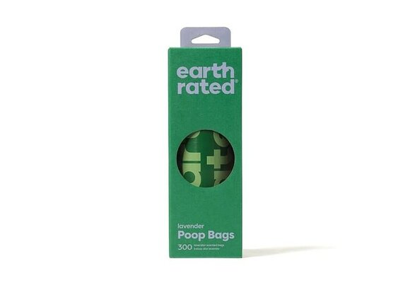 Earth Rated Poop Bags Lavender 300pk Roll