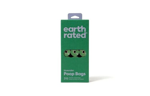 Earth Rated Poop Bags Lavender 315pk Rolls