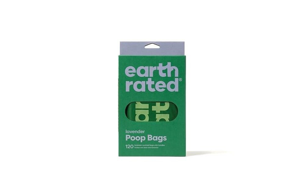 Earth Rated Poop Bags Lavender w/Handle 120pk