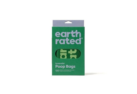 Earth Rated Poop Bags Lavender w/Handle 120pk