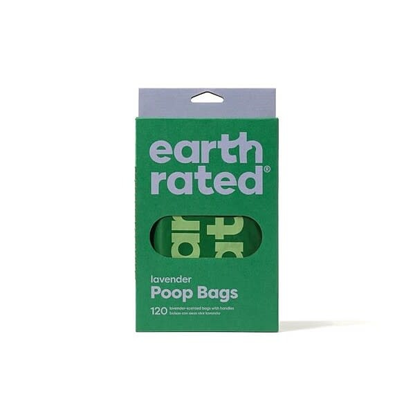 Earth Rated Poop Bags Lavender w/Handle 120pk