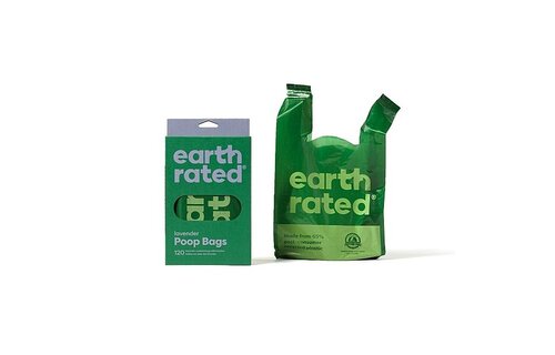 Earth Rated Poop Bags Lavender w/Handle 120pk