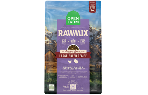 Open Farm Dog Rawmix Ancient Grains Large Breed Turkey & Chicken 20lb