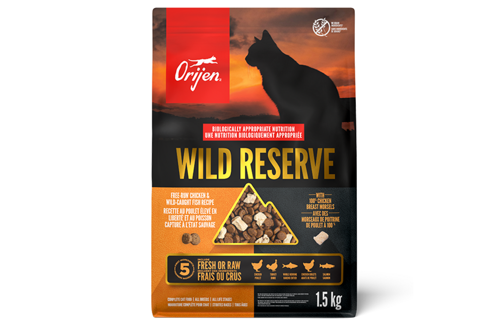 *New*Orijen Cat Wild Reserve Poultry & Fish 1.5kg