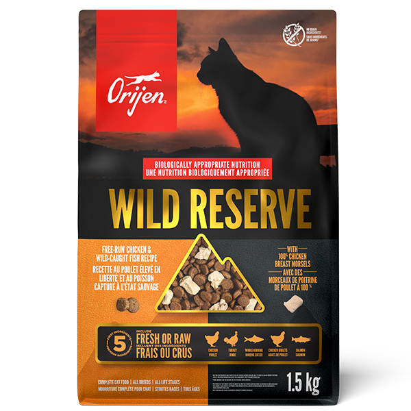 *New*Orijen Cat Wild Reserve Poultry & Fish 1.5kg