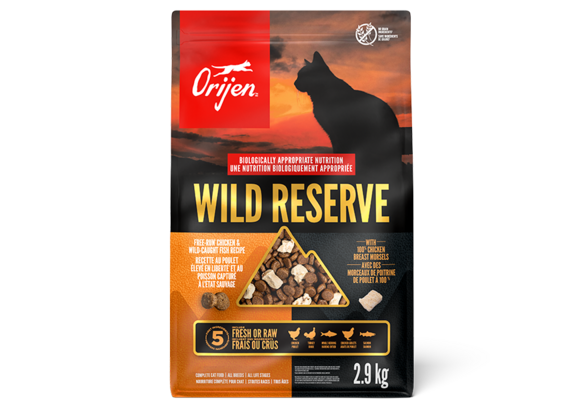 *New*Orijen Cat Wild Reserve Poultry & Fish 2.9kg