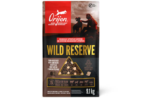 *New*Orijen Dog Wild Reserve Beef 9.1kg
