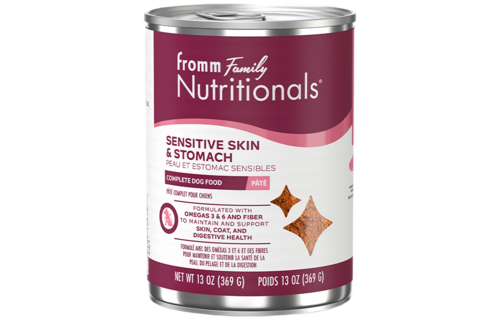 Fromm Dog Nutritionals Supplement Sensitive Skin & Stomach Pate 13oz