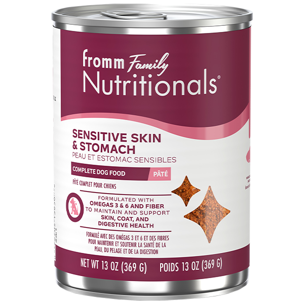 Fromm Dog Nutritionals Supplement Sensitive Skin & Stomach Pate 13oz
