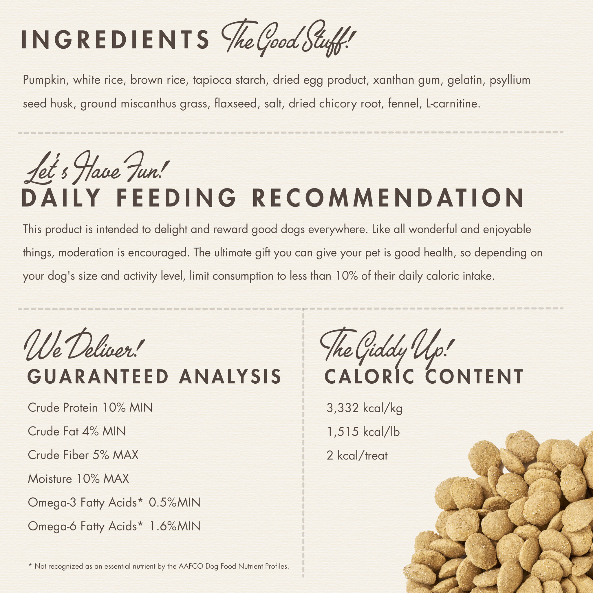 Fromm Dog Nutritionals Treats Digestive 6oz