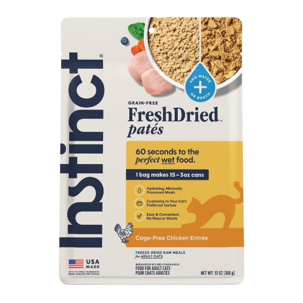 Instinct Cat Fresh Dried Pates Chicken Entree 13oz