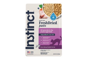 Instinct Cat Fresh Dried Pates Rabbit Entree 13oz