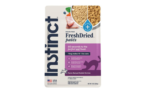 Instinct Cat Fresh Dried Pates Rabbit Entree 13oz
